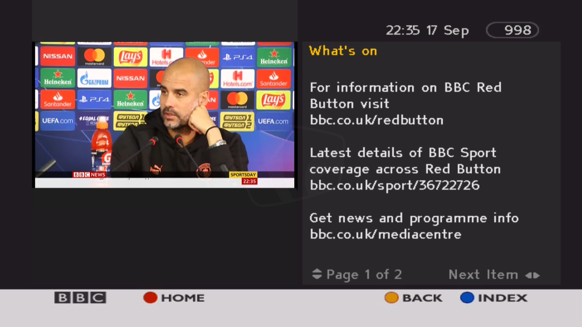 bbc red button service
