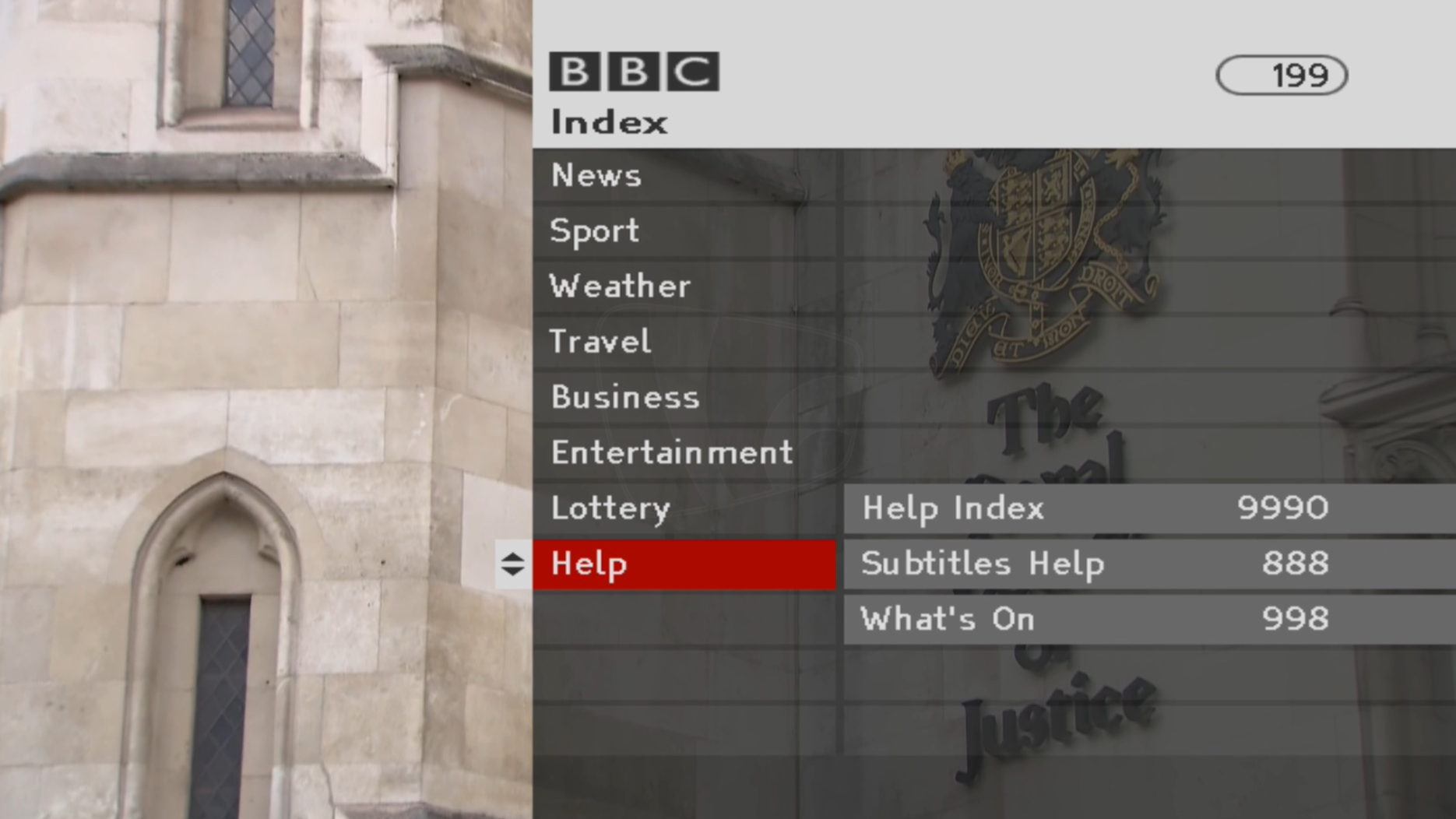 how to access the bbc red button