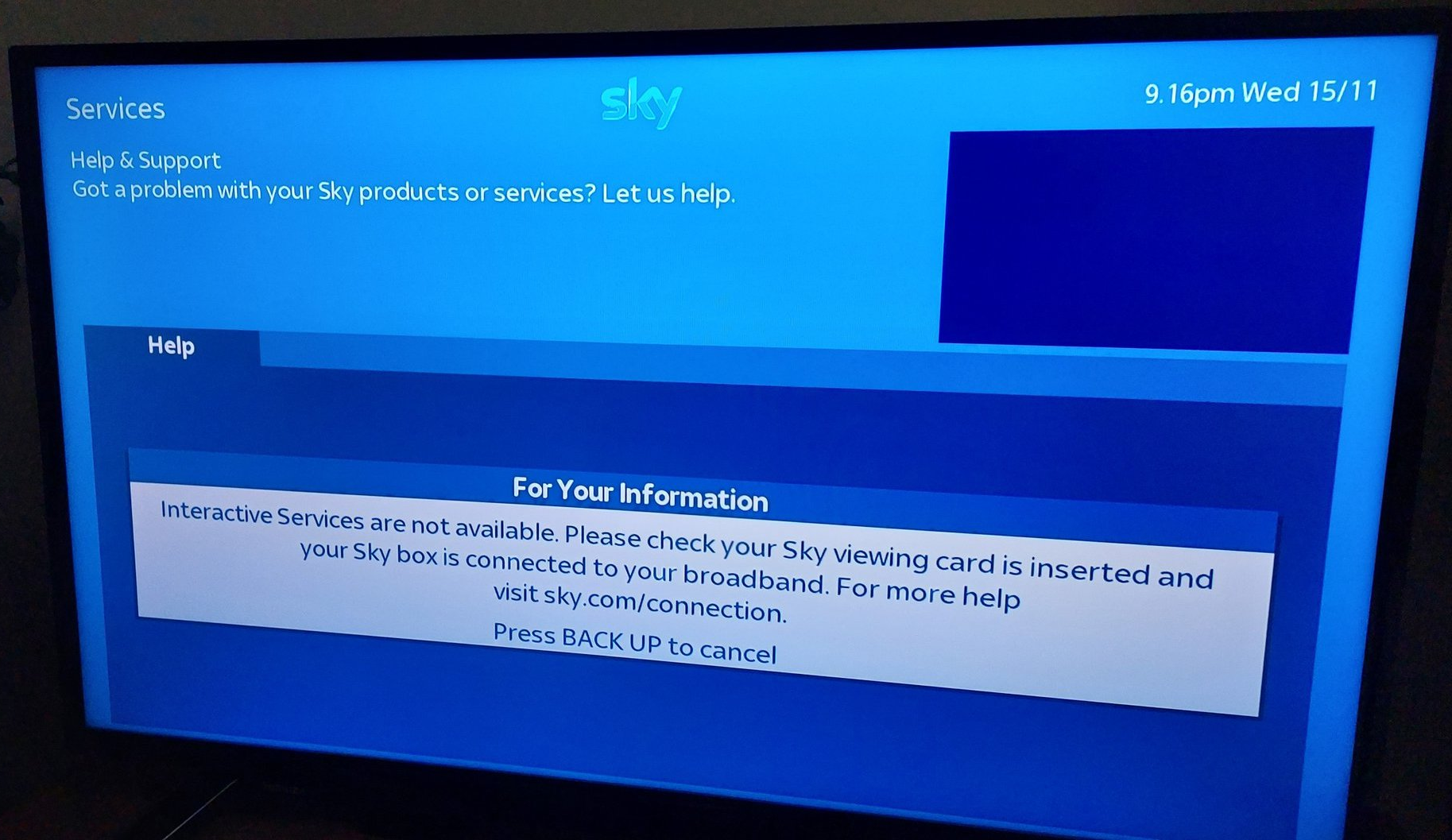 Sky reducing receiver functionality Clean Feed